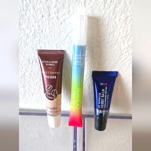 Lip Gloss Trio • Bath & Body • Coffee, Mango, Bigelow Night Balm